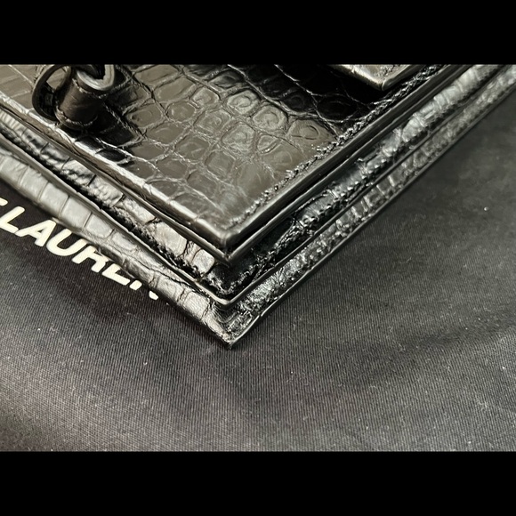 Saint Laurent - Top Handle - Babylone RARE crocodile leather - Picture 13 of 15